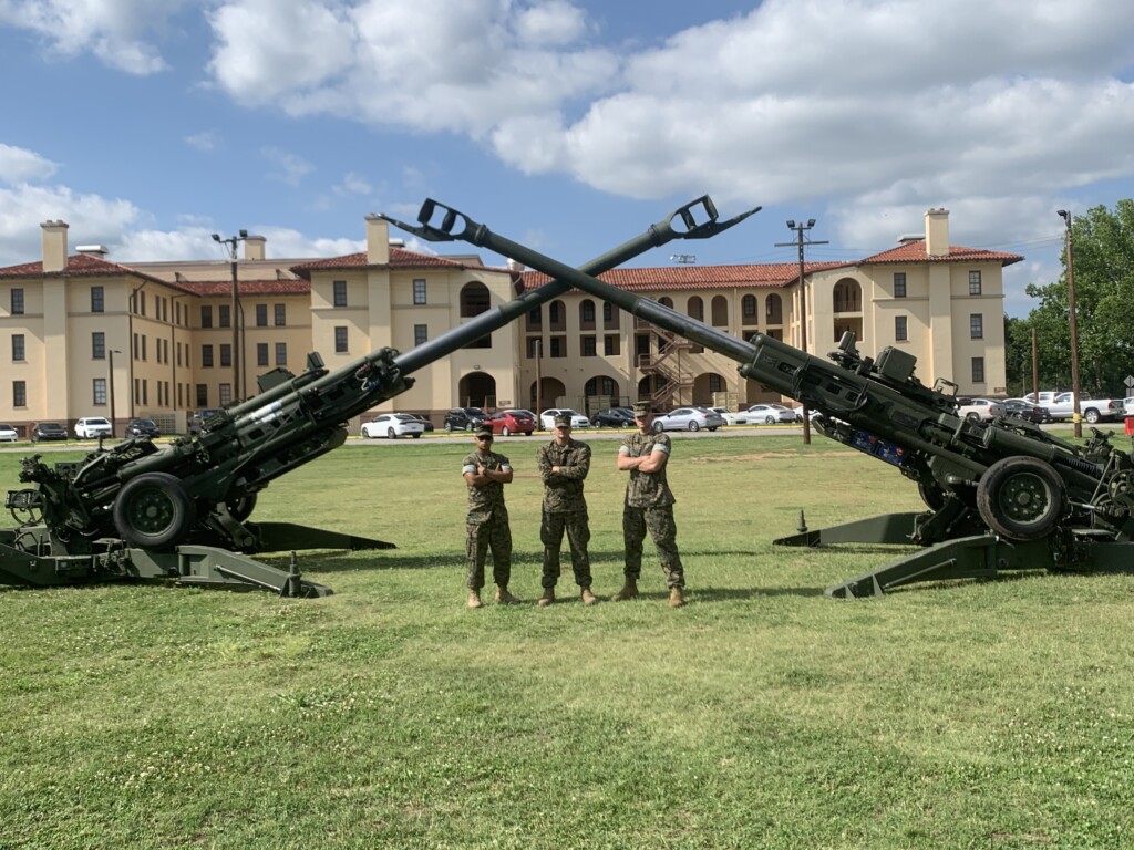Peter Tsirushkin and friends at U.S. Army Field Artillery School, Fort Sill, Oklahoma